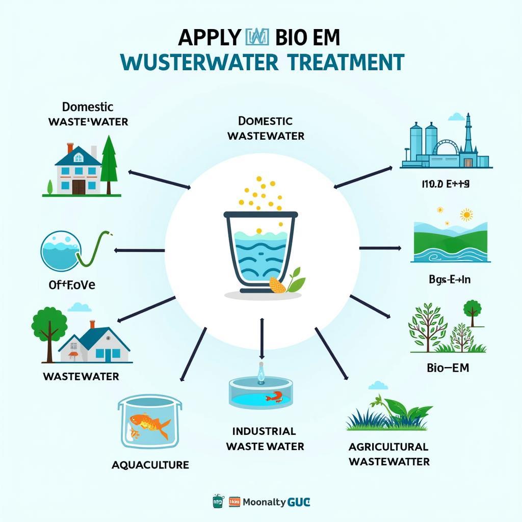 Ứng dụng của chế phẩm sinh học xử lý nước thải Bio EM