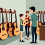 Chọn đàn guitar phù hợp cho người mới bắt đầu