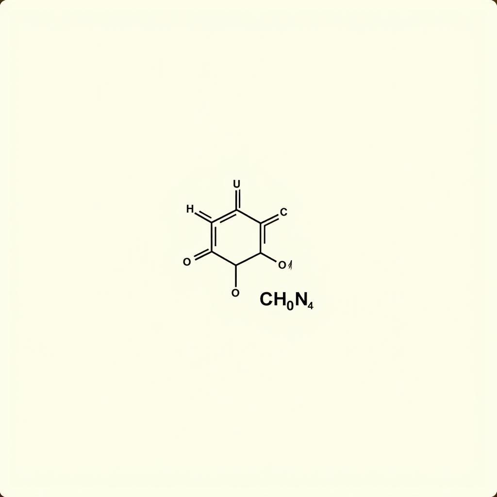 Công thức hóa học của Caffeine