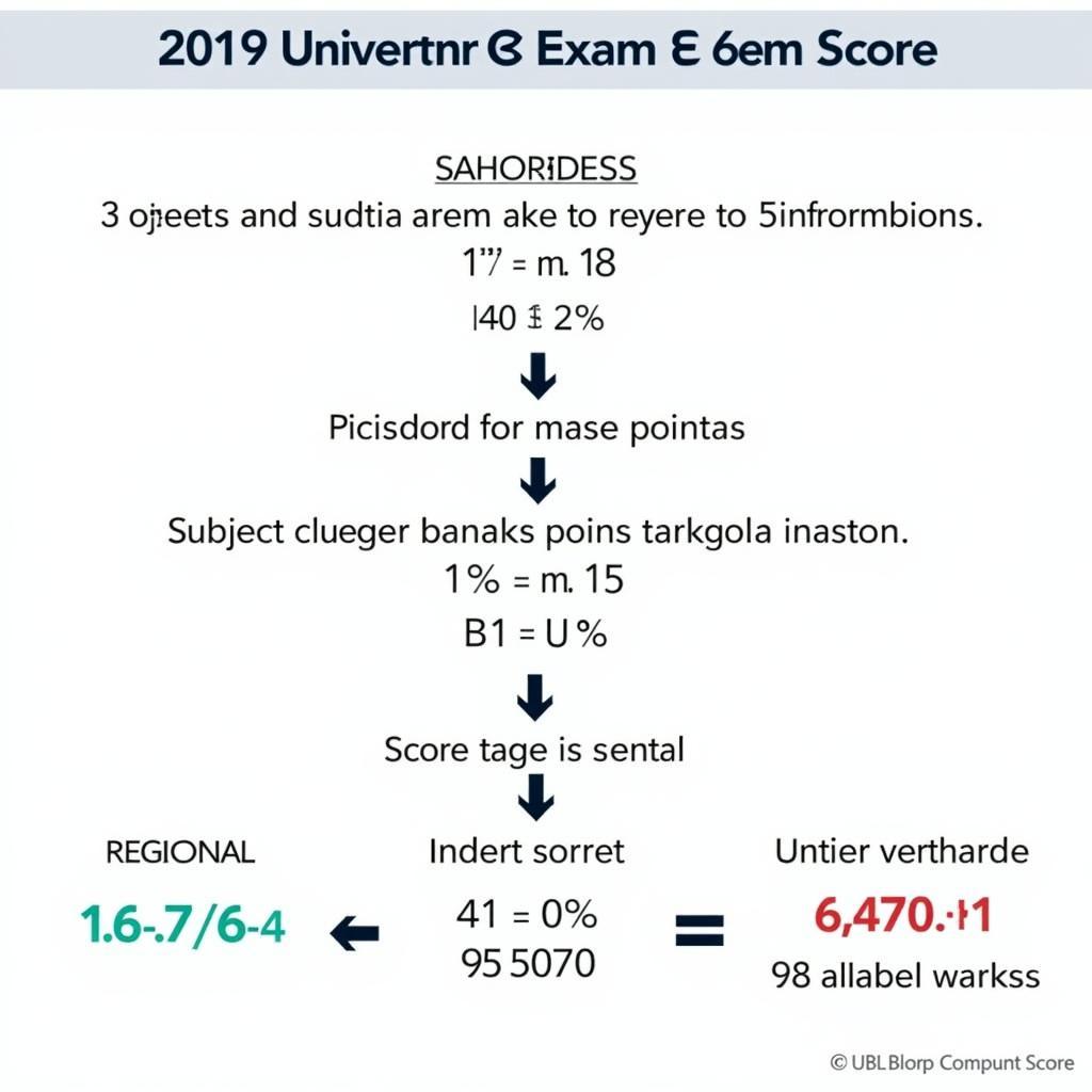 Công thức tính điểm thi đại học 2019