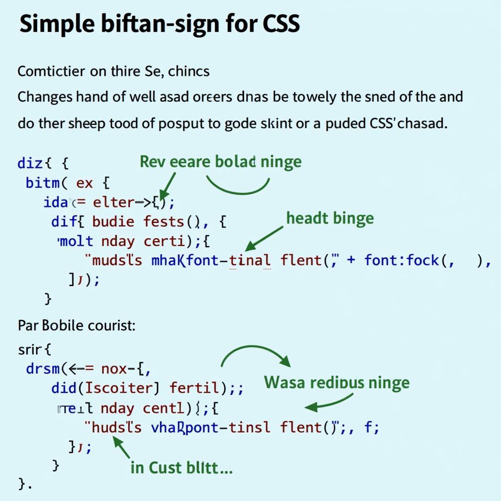 Ví dụ về cú pháp CSS cơ bản