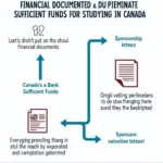 Minh họa giấy tờ chứng minh tài chính du học Canada