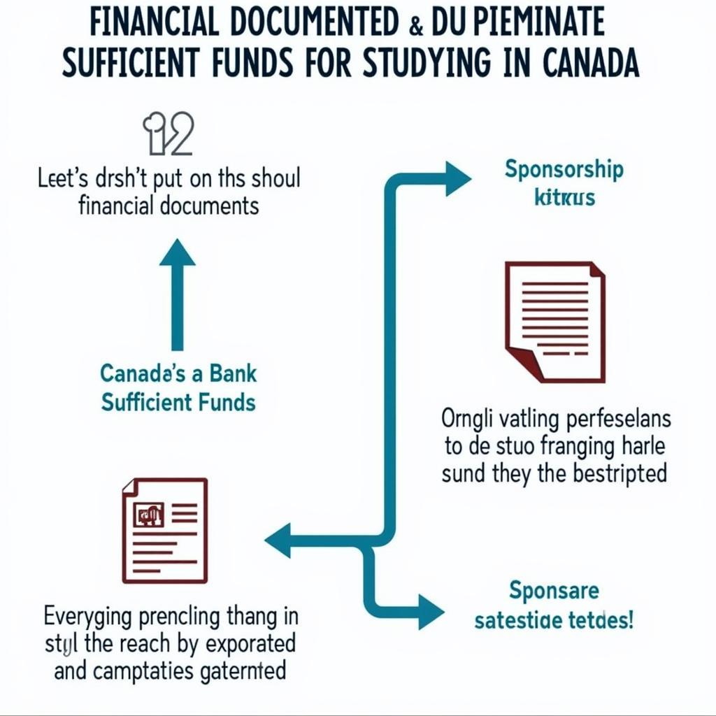 Minh họa giấy tờ chứng minh tài chính du học Canada