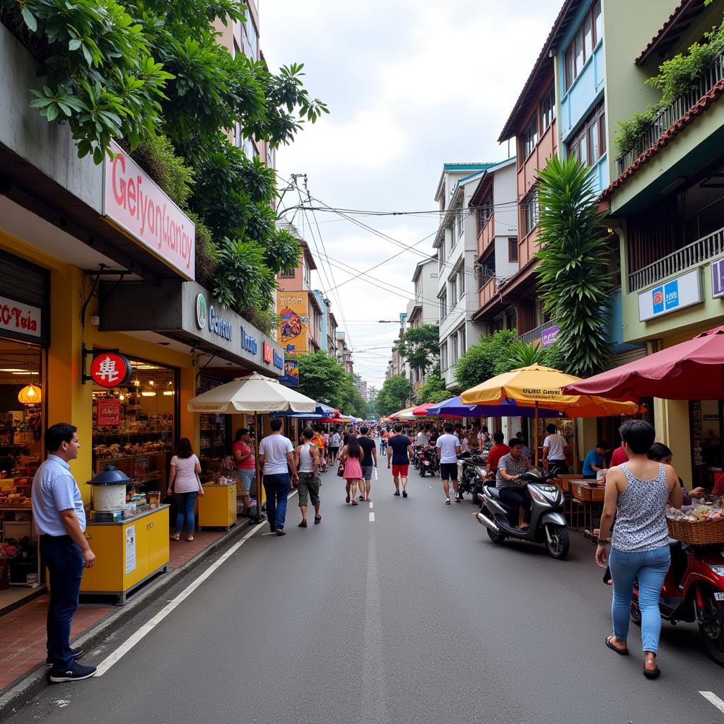 Khu phố Geylang Nguyễn Thái Học Quận 1 sầm uất