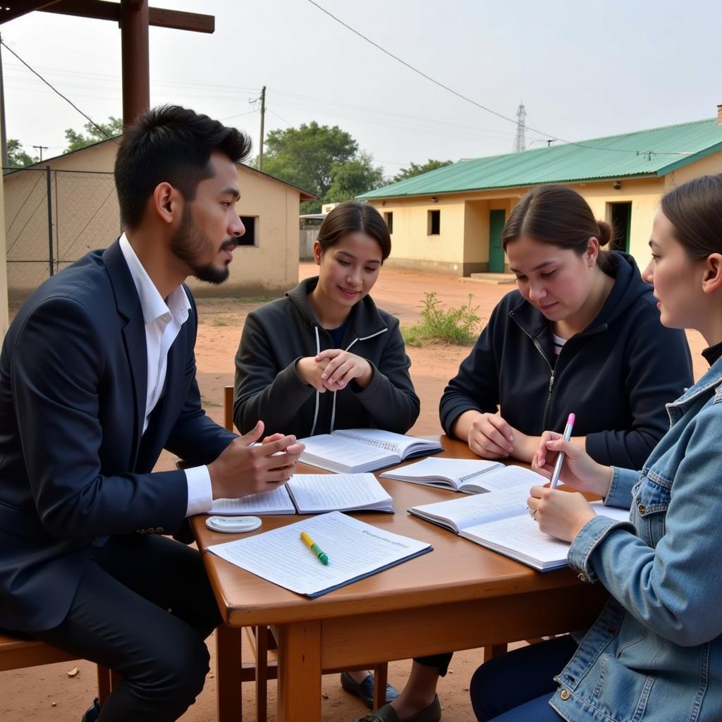 Giảng viên Đại học Tôn Đức Thắng tham gia hoạt động cộng đồng