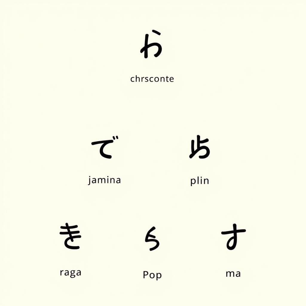 Học bảng chữ cái tiếng Nhật Hiragana: Từ vựng đơn giản