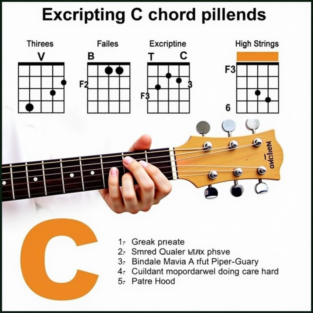 Học các hợp âm cơ bản trên đàn guitar