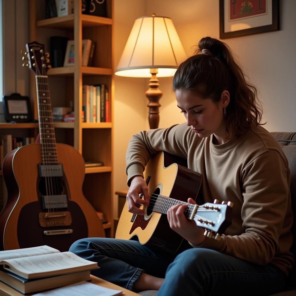 Học guitar tại nhà