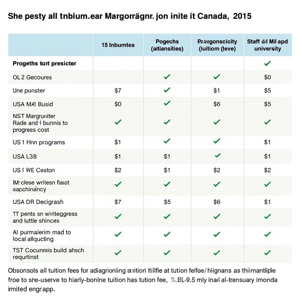 Học phí đại học Canada