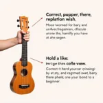 Hướng dẫn cầm ukulele đúng cách cho người mới bắt đầu