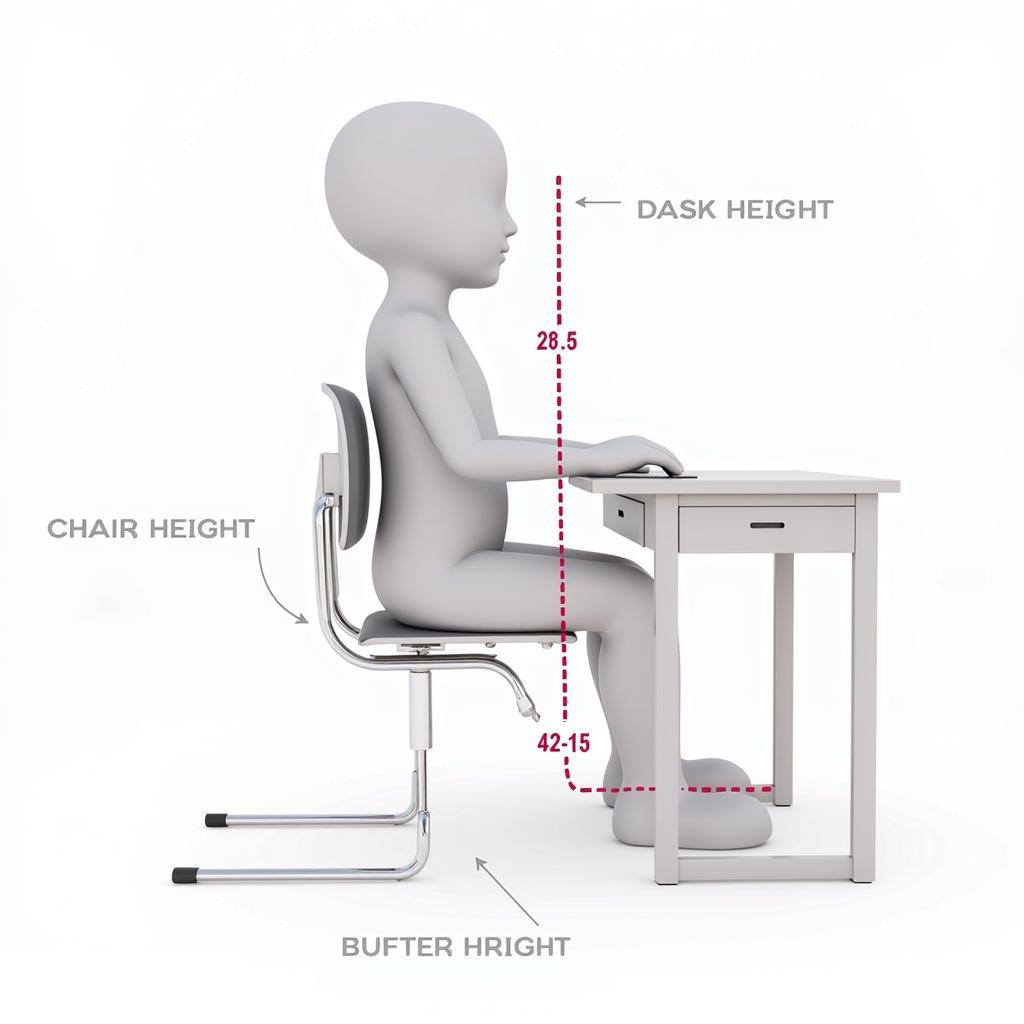 Kích thước bàn ghế học sinh