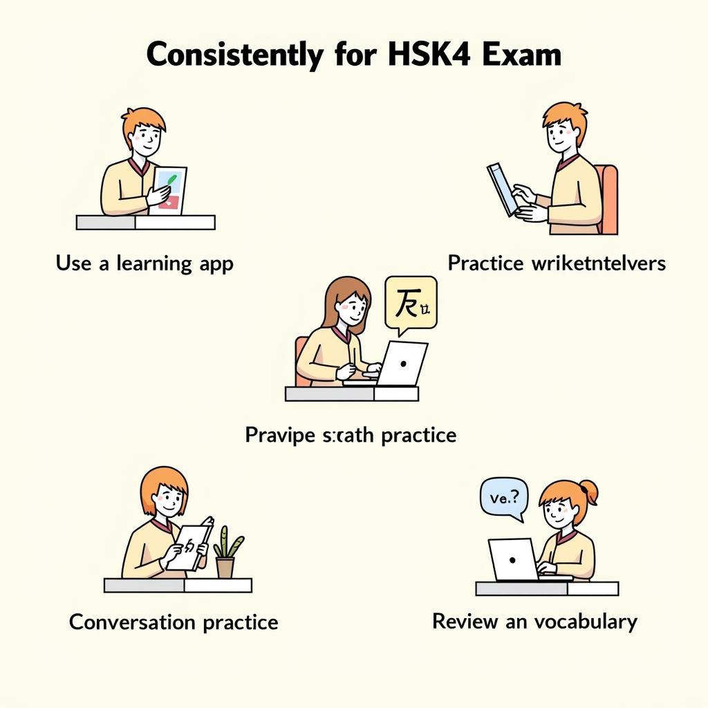 Luyện tập HSK4 hàng ngày