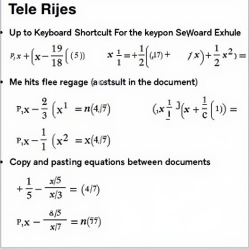 Mẹo sử dụng Equation Editor trong Word 2003