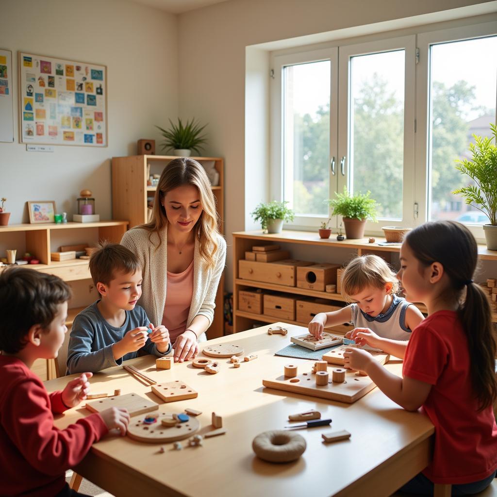 Môi trường học tập Montessori