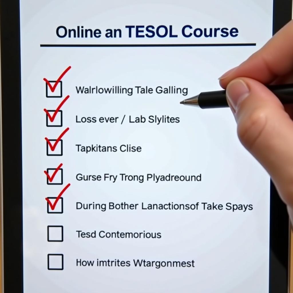 Các tiêu chí chọn khóa học TESOL online