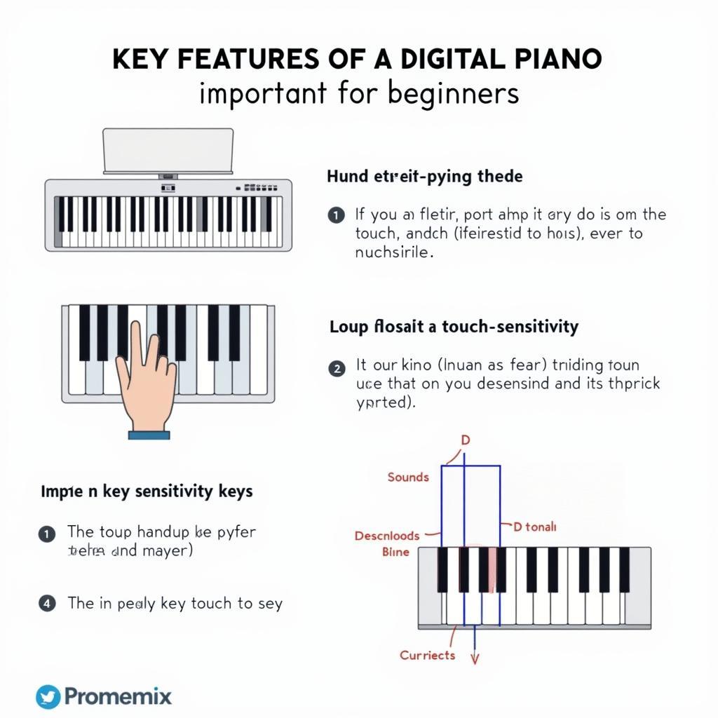 Tính năng cần thiết của piano điện