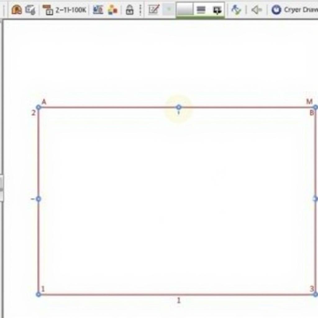 Vẽ hình chữ nhật trong AutoCAD