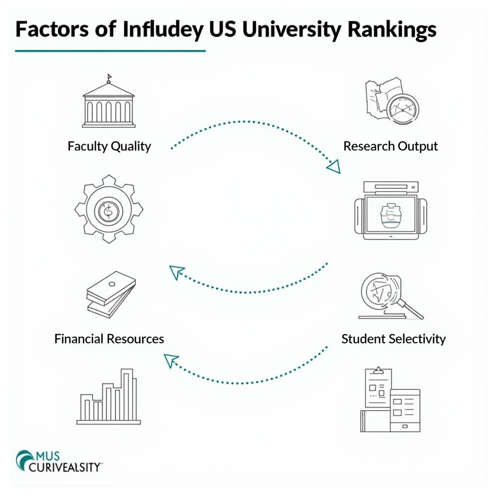 Bảng xếp hạng đại học Mỹ theo yếu tố