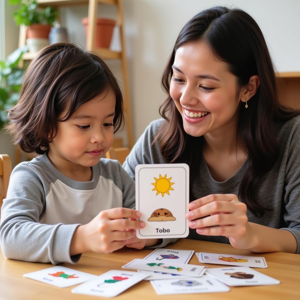 Cách dạy con học flashcard hiệu quả