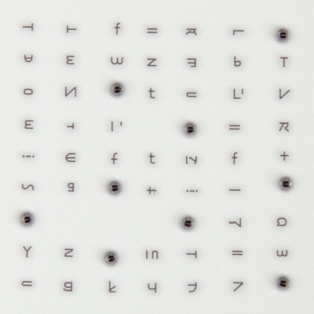 Cấu tạo chữ nổi Braille