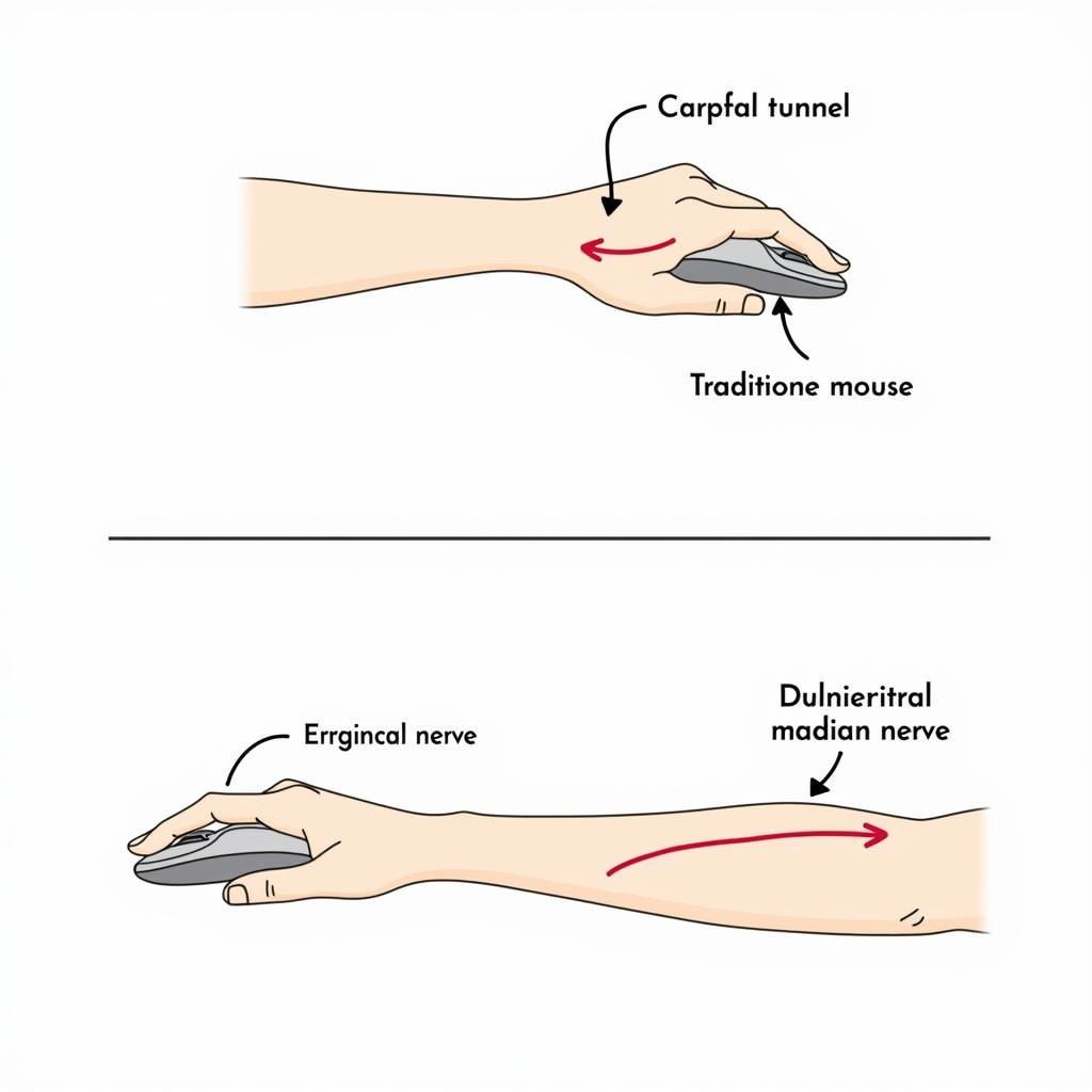 Chuột công thái học giúp ngăn ngừa hội chứng ống cổ tay