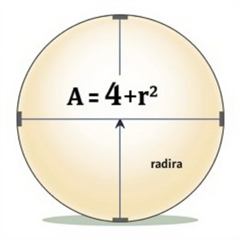 Công thức diện tích hình cầu