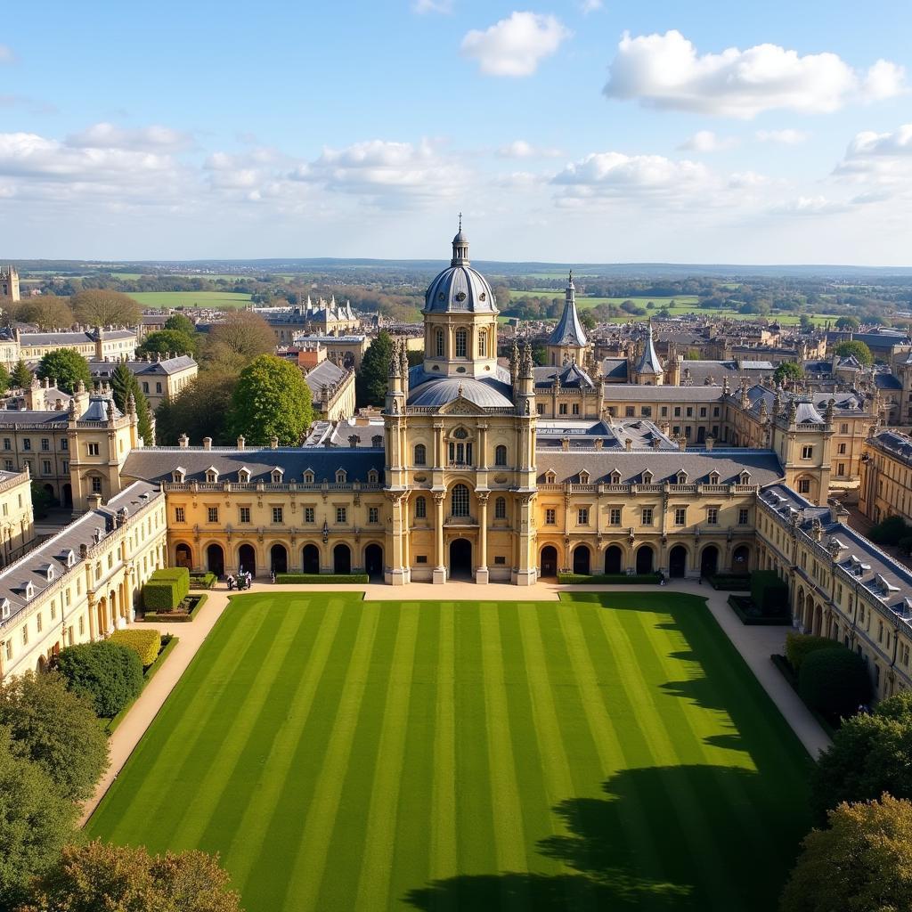 Toàn cảnh Đại học Oxford