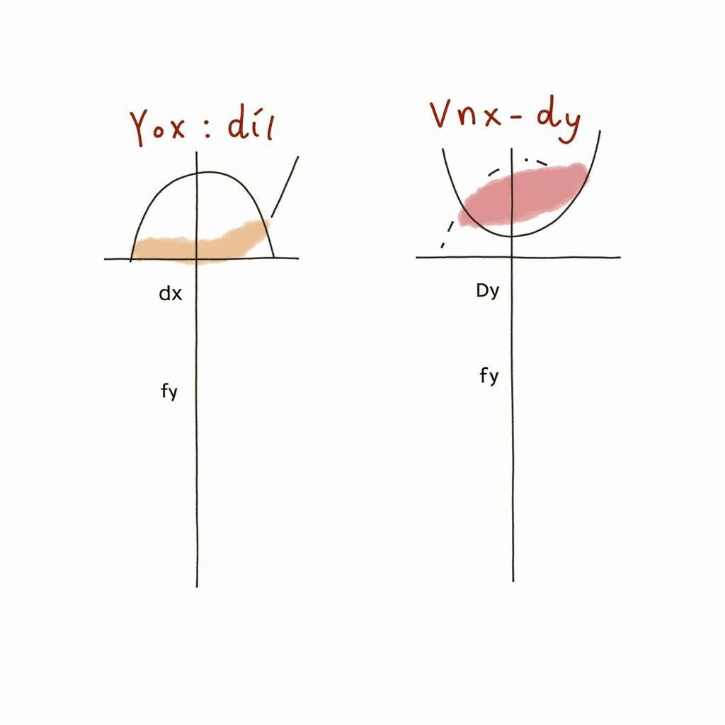 dx và biến tích phân