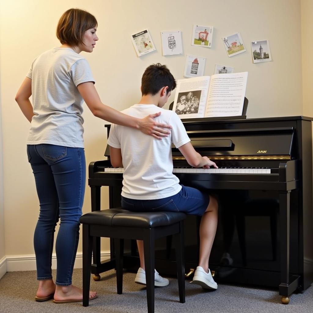 Giá học piano lớp cá nhân