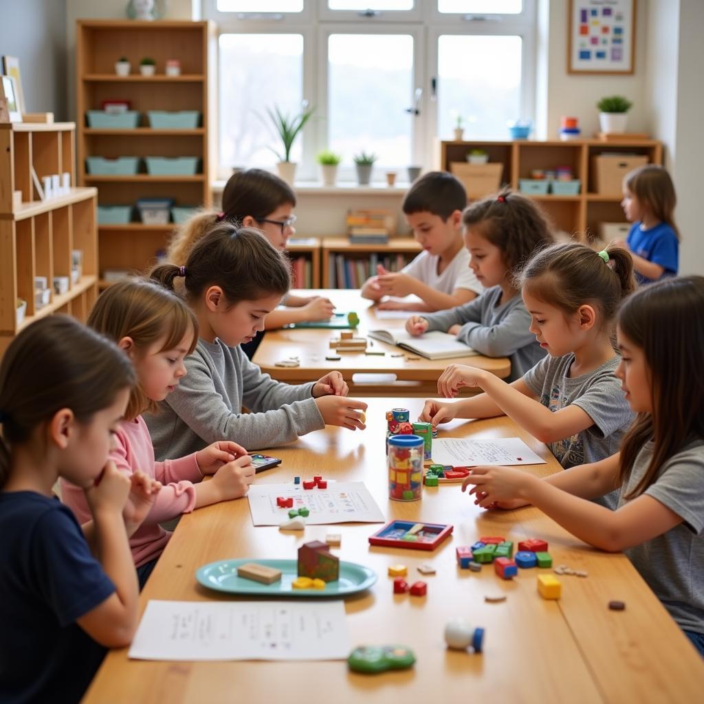 Học tập trải nghiệm Montessori