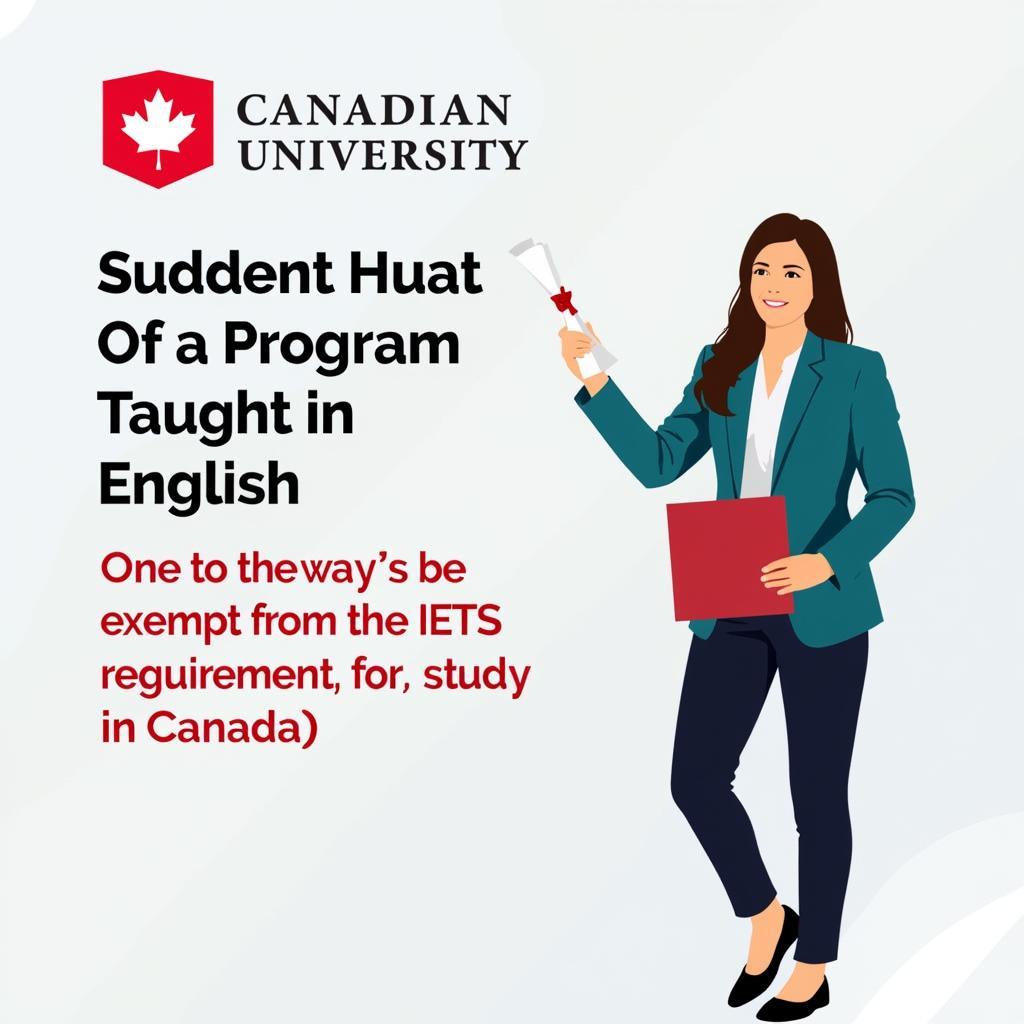 Miễn IELTS khi du học Canada