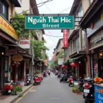 Nhà mặt phố Nguyễn Thái Học vị trí đắc địa