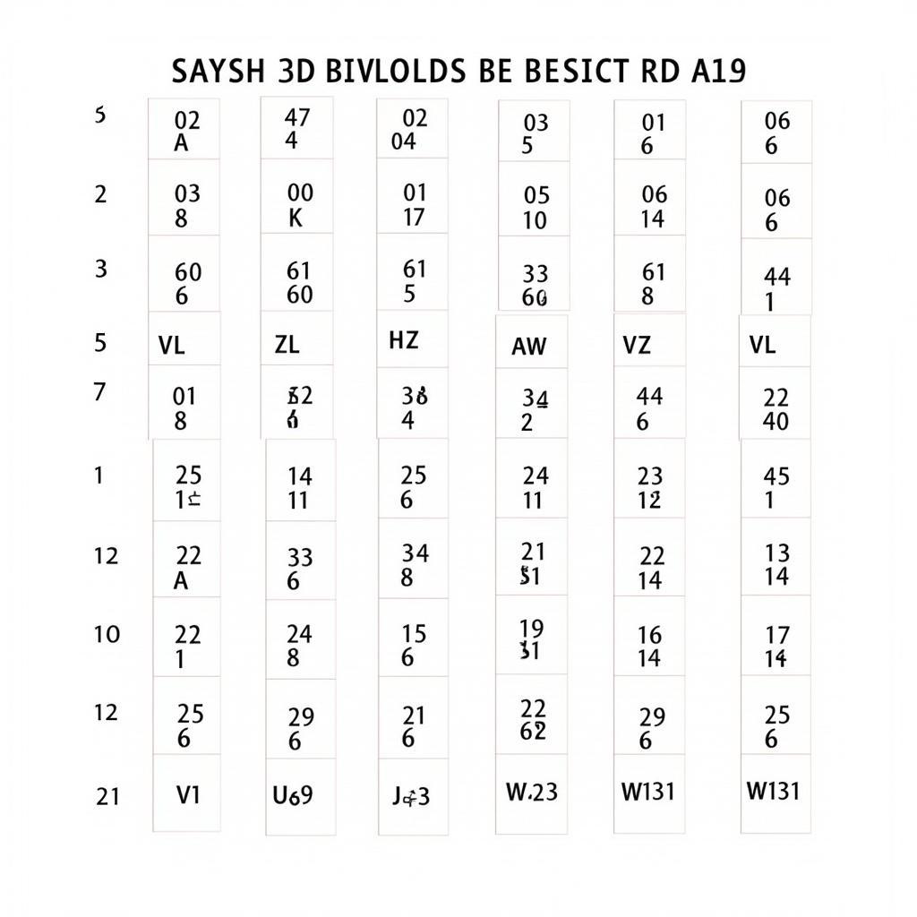 Bảng quy đổi thần số học