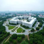 Toàn cảnh Bệnh viện Đại học Y Dược Huế