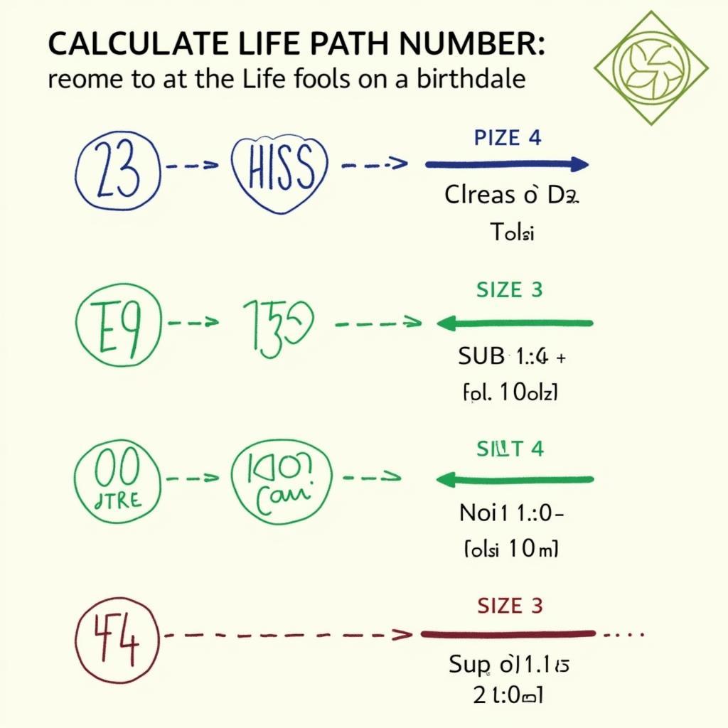 Cách tính con số chủ đạo