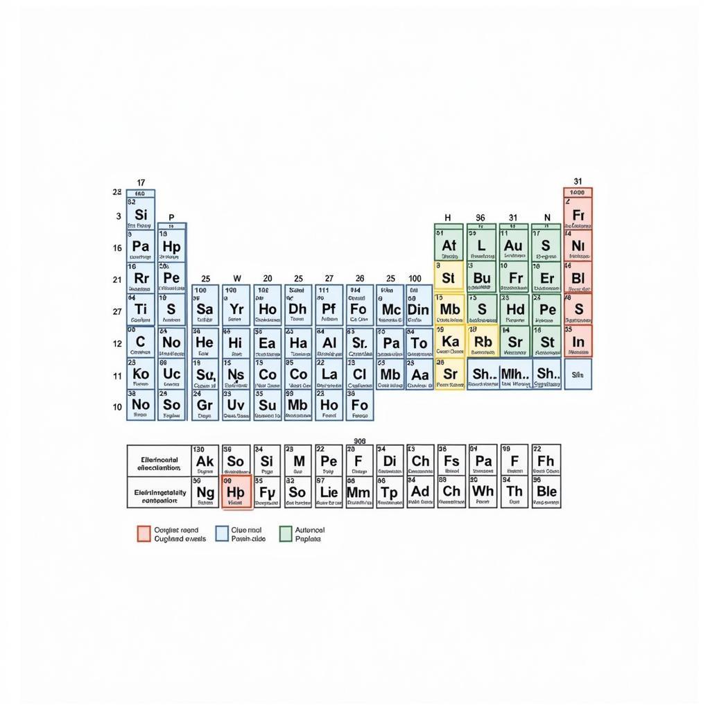 Cấu trúc bảng tuần hoàn hóa học