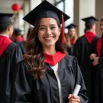 A 23-year-old female student graduating