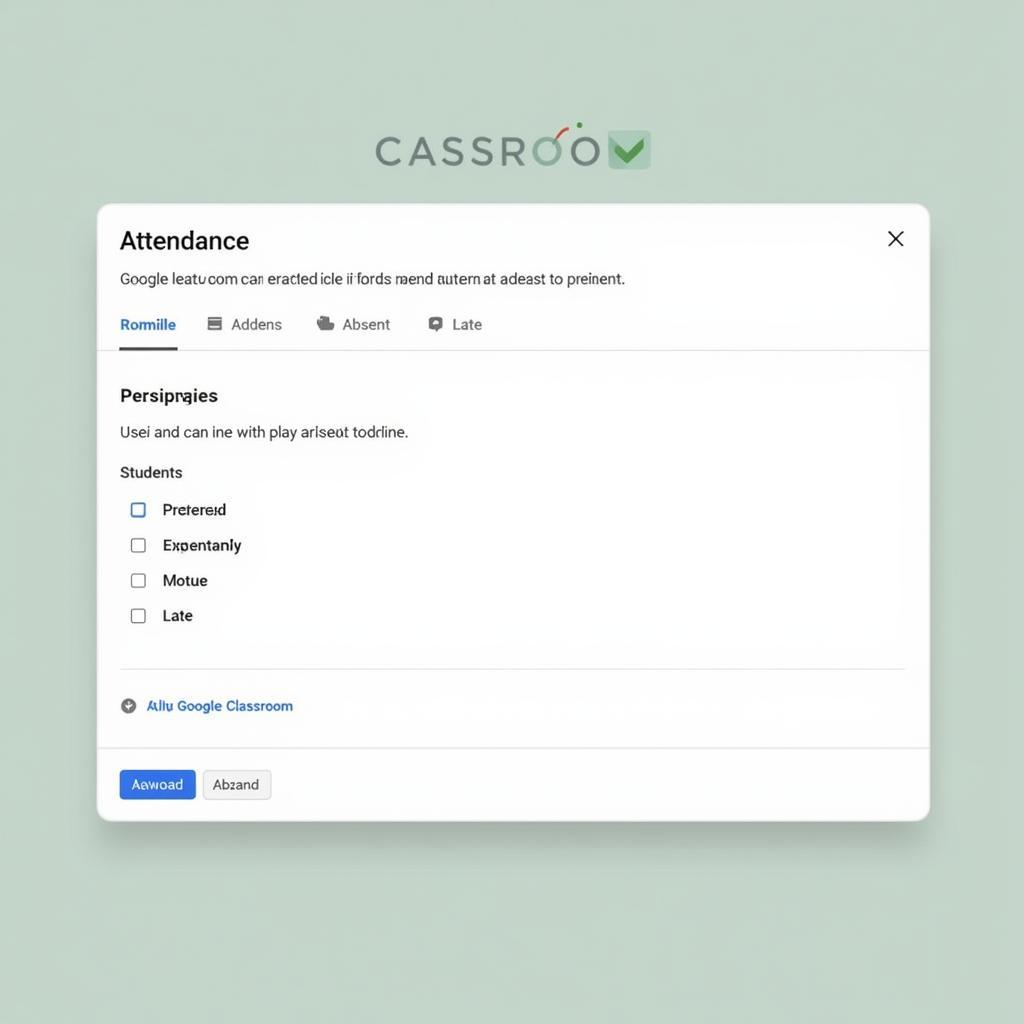 Điểm danh học online trên Google Classroom