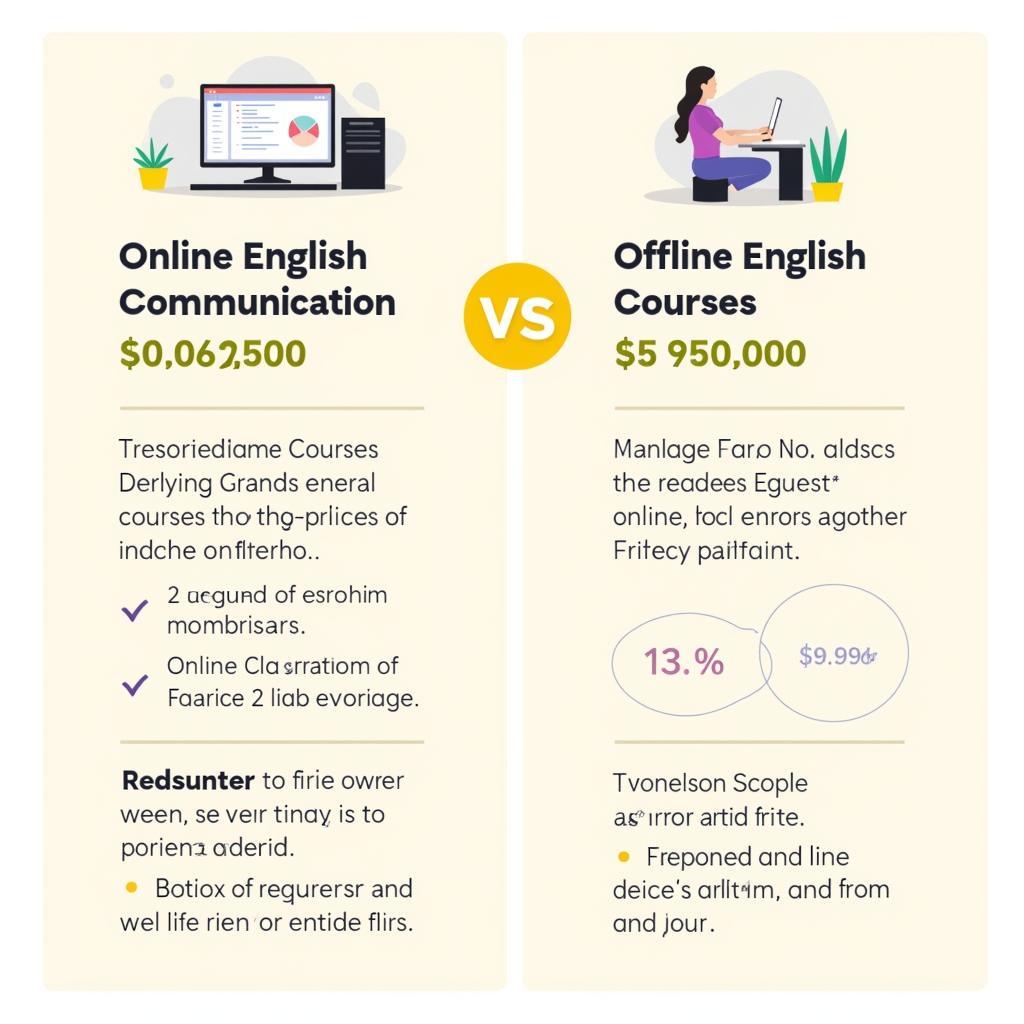 So sánh giá học tiếng Anh giao tiếp online và offline
