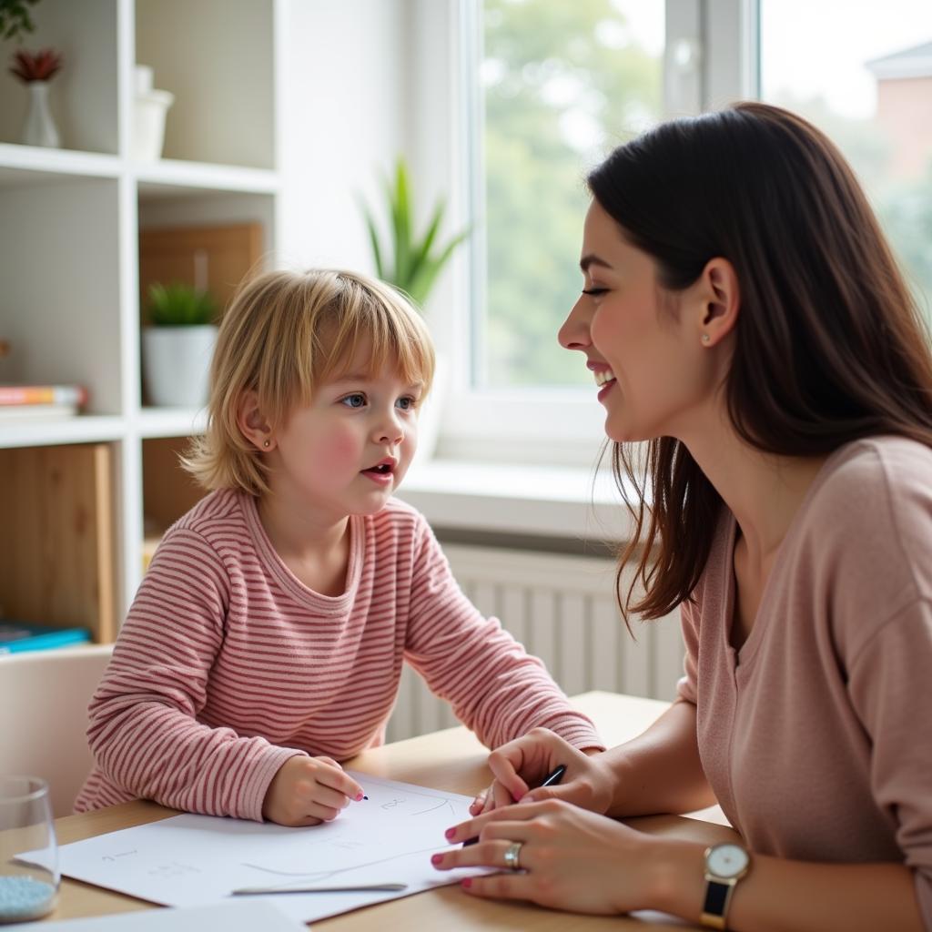 Giải quyết khó khăn khi dạy trẻ học nói