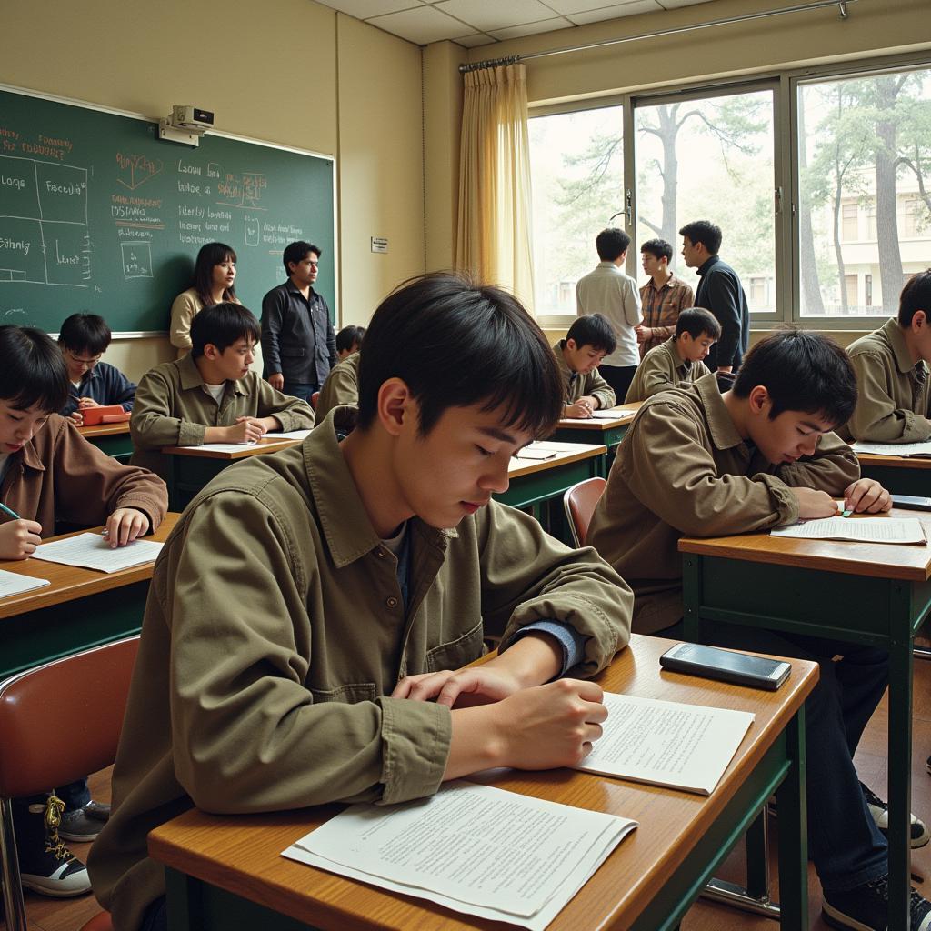 Hình ảnh về kỳ thi đại học năm 2001