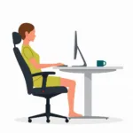 Sử dụng ghế công thái học đúng cách