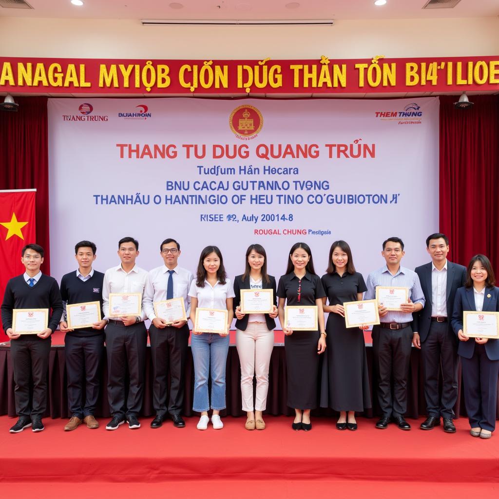 Tài trợ học sinh THPT Quang Trung